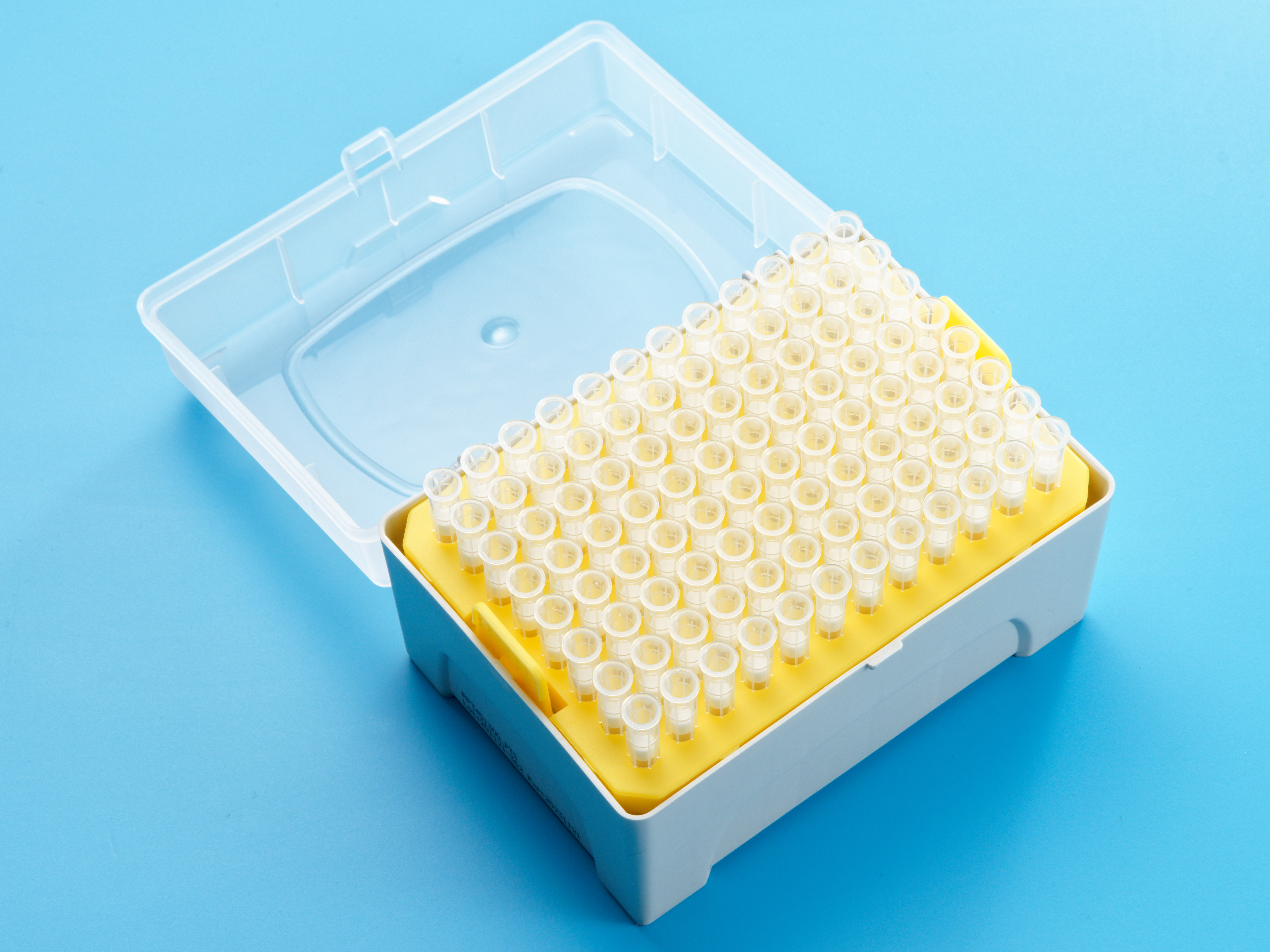 Наконечники для дозаторов с фильтром объём 10-300 мкл., 96 штук в штативе