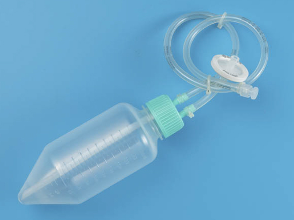 Закрытая система флакон 250 мл с двух-портовой крышкой, конический, CST010250