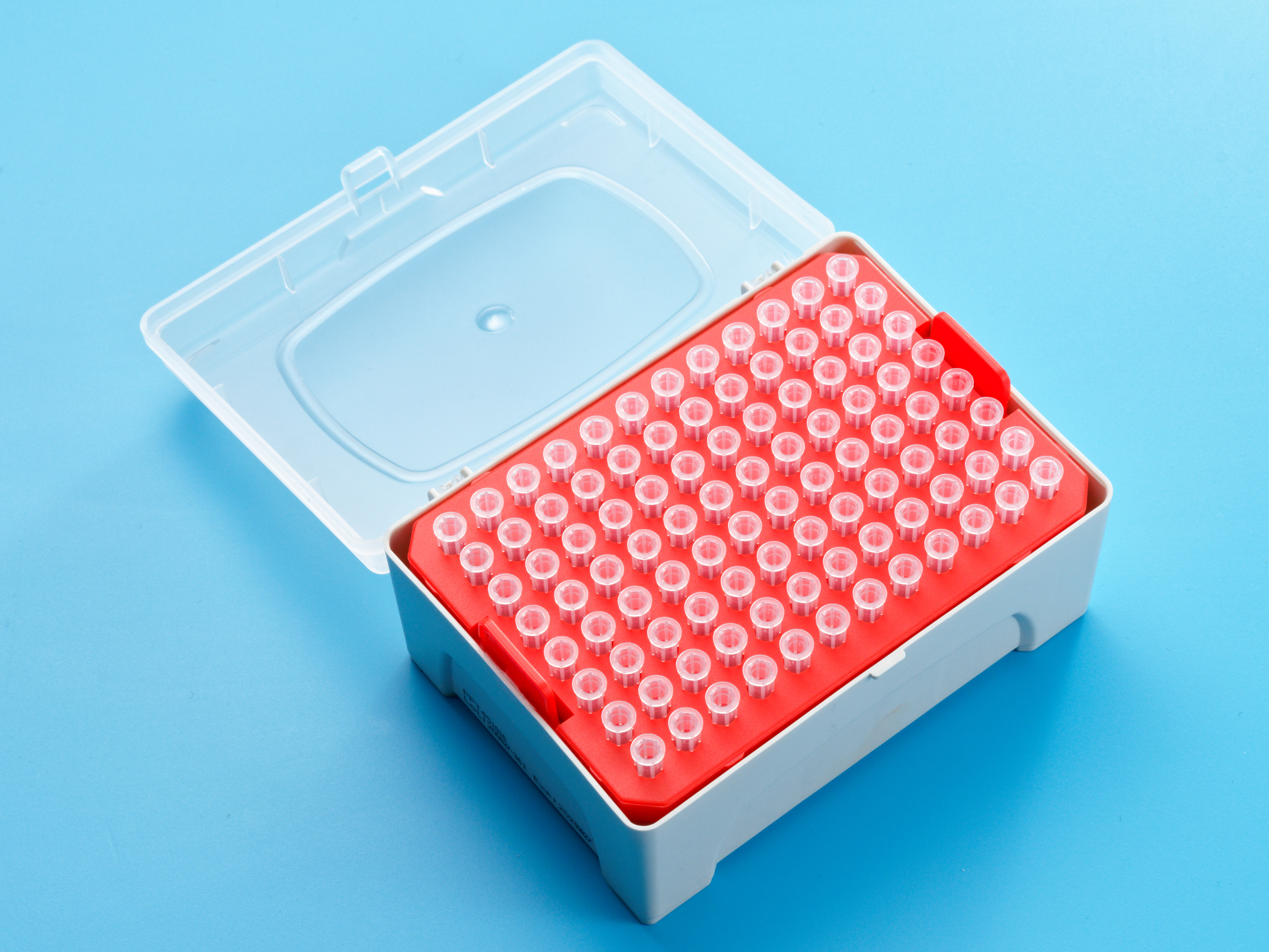 Наконечники для дозаторов без фильтра, объем 0,5-10 мкл., 96 штук в штативе