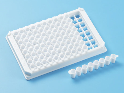 Планшет для ИФА, 12 стрипов по 8 лунок, без крышки, П-образное дно, LTP010896