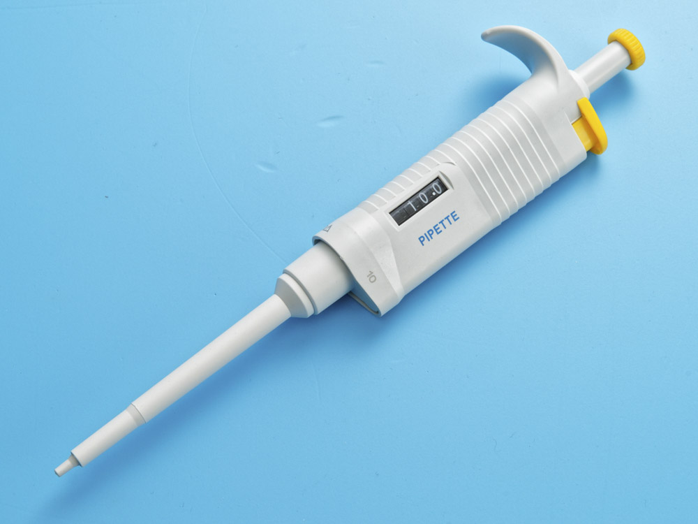 Дозатор 1-канальный переменного объема 0,5 - 10 мкл, 6015025