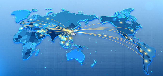География присутствия Jiangsu Huida